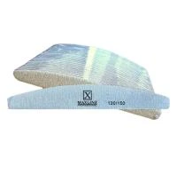Пилочка для искусственных ногтей "лодочка" MAXLINE абр.120/150 серая