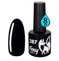 Гель-лак Foxy №287 (Идеальный черный), 8мл