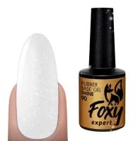 Камуфлирующее базовое покрытие с шиммером Foxy Rubber base SHINE №90, 10мл