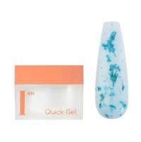 Гель скоростной жидкий I AM Quick Gel Irisk, 12мл №40 с сухоцветами 