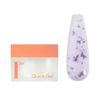 Гель скоростной жидкий I AM Quick Gel Irisk, 12мл №37 с сухоцветами 