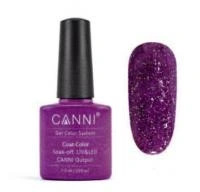 Гель-лак (шеллак) Canni №189  Lilac with Glitter 7.3ml