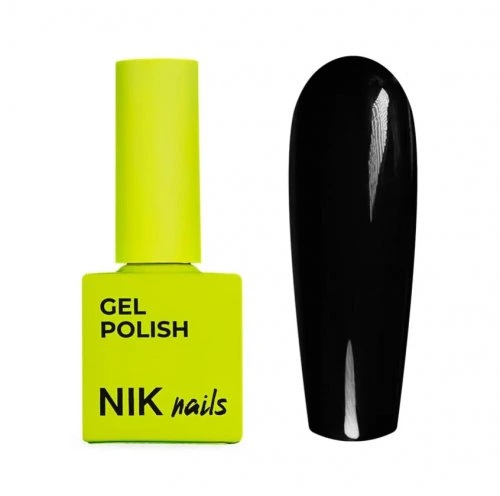 Гель-лак Nik Nails Black, 10мл