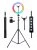 Кольцевая светодиодная лампа со штативом для профессиональной съемки RGB LED 26 см