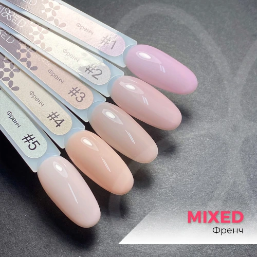 Гель лак MIXED Френч №4, 7мл