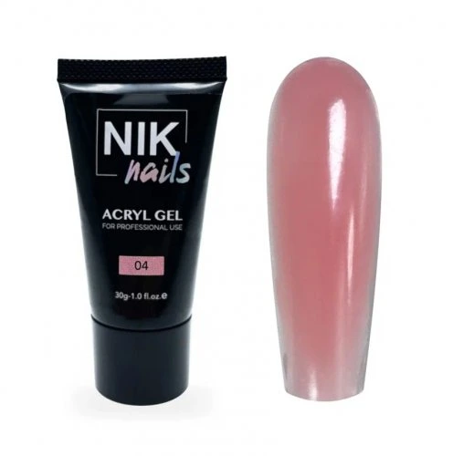 Акригель Nik Nails Acryl Gel №4, 30мл