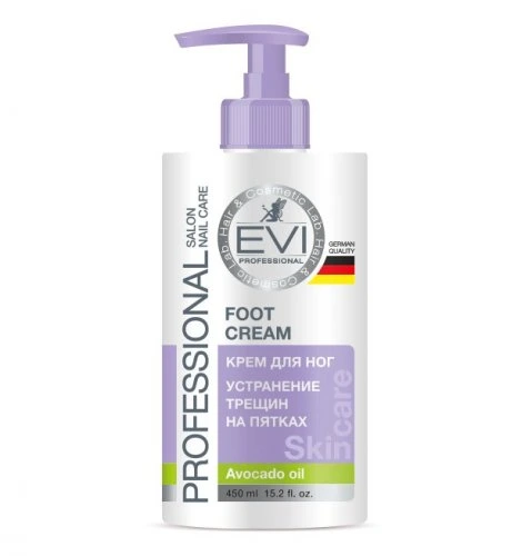 EVI professional Крем для ног. Устранение трещин на пятках, 450 мл