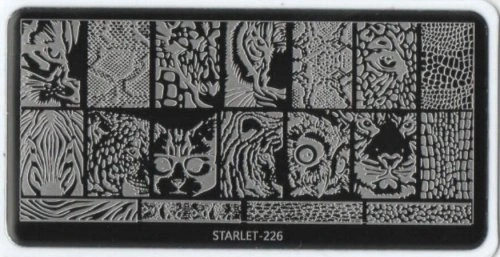Трафареты для стемпинга прямоугольные Starlet №226