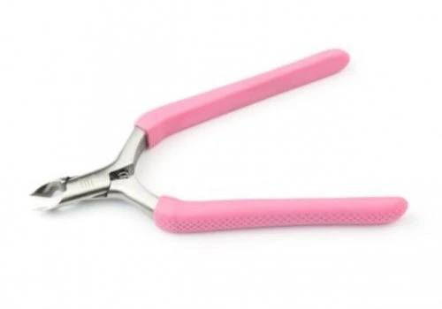 Щипчики для кутикулы (профессиональные) розовые (арт.13428)
