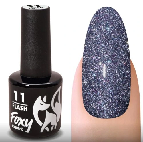 Гель-лак светоотражающий Foxy FLASH №11, 8мл