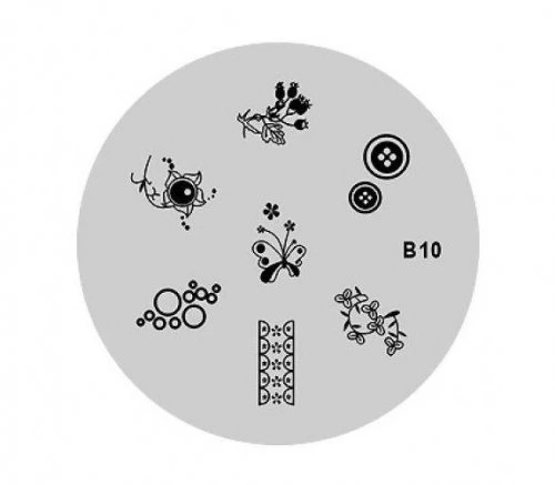Диск для стемпинга круглый b-10