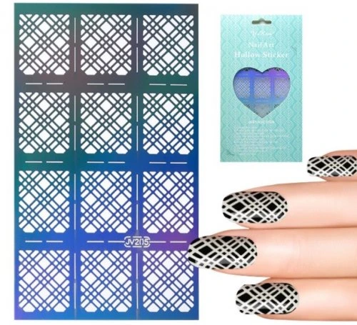 Трафареты на клейкой основе для ногтей JV205