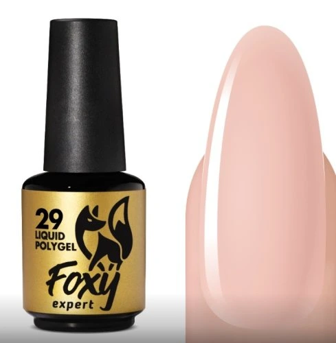 Жидкий полигель с кистью Foxy Liquid polygel №29, 18мл