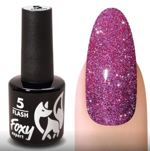 Гель-лак светоотражающий Foxy FLASH №05, 8мл