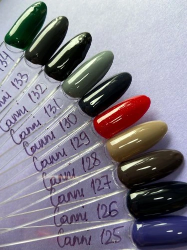 Гель-лак (шеллак) Canni №131 Bright Gray 7.3ml