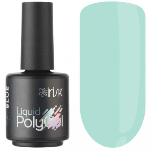 Жидкий полигель Liquid PolyGel Irisk (21 Aruba Blue), 18 мл
