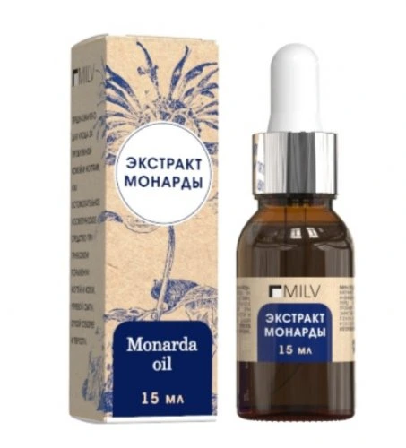 Масло с экстрактом монарды Milv, 15 мл