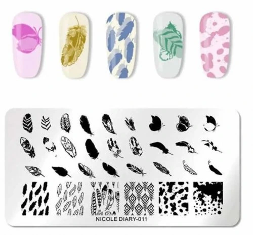 Трафарет для стемпинга (Nicole Dairy-11)