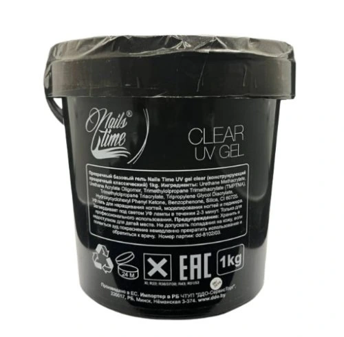 Гель прозрачный NailsTime / UV GEL / Clear 1000g (с)