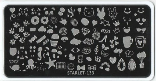 Трафареты для стемпинга прямоугольные Starlet №133