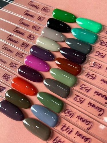 Гель-лак (шеллак) Canni №155 Purple Brown 7.3ml (c)