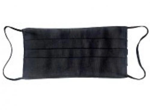 Маска тканевая (черная) (хлопок)(прямая) 1шт