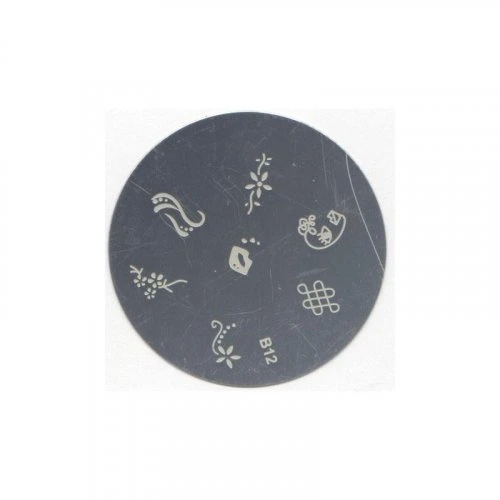 Диск для стемпинга круглый b-12