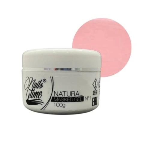 Гель камуфляжный NailsTime / MASKED GEL / Natural 100g (с)