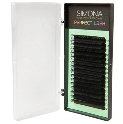 Ресницы Simona Perfect Lash, 16 линий, 0,15 D-изгиб, 12мм 